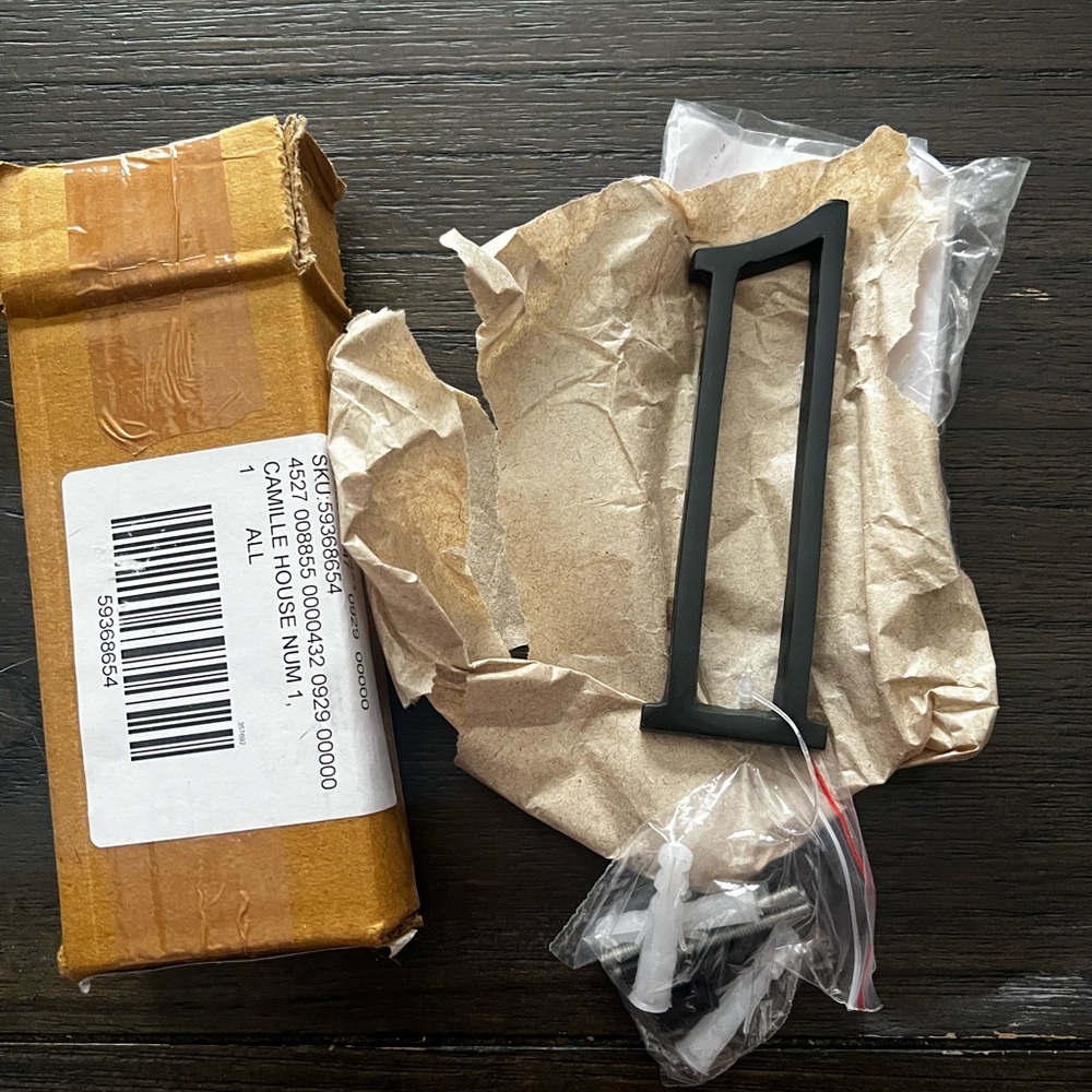 Anthropologie Camille house number 1 $28